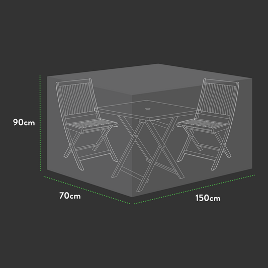 Premium Square Bistro Set Cover - 150 X 70 X 90 (H) cm