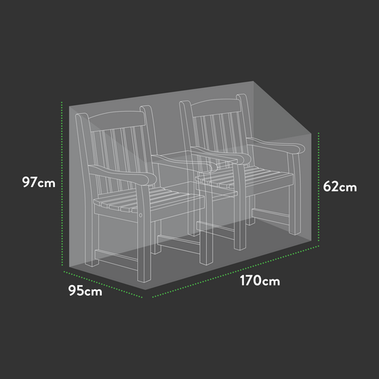 Premium Companion Seat Cover - 170 X 95 X 62/97 (H) cm
