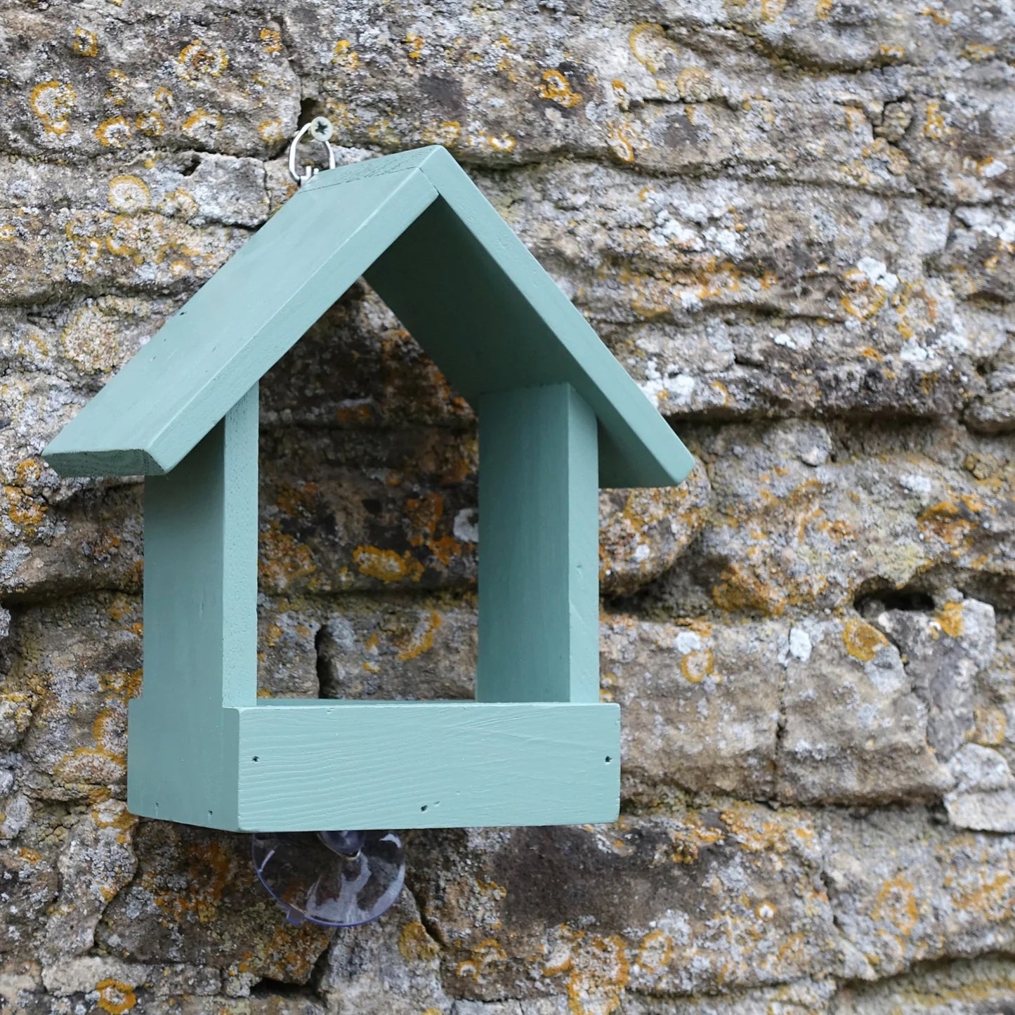 Wooden Window Bird Feeder