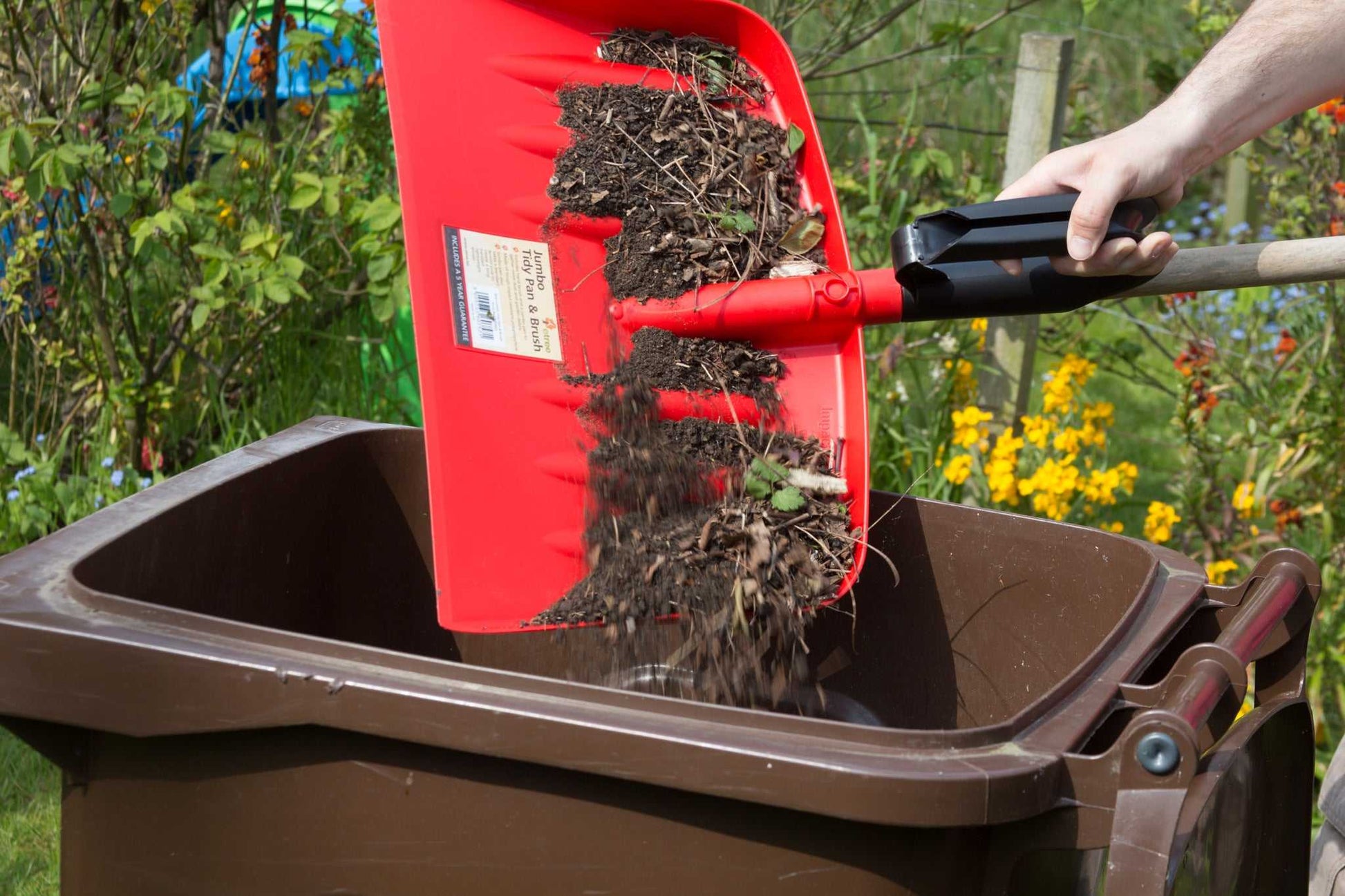 Etree Etree Eco Shovel - Heavy-Duty Impact Resistant Hand Shovel with Hard Brush | Large Dustpan for Outdoors, Garden, Rubble, Work, Building Site Shovels & Spades