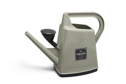 10 litre / 2 gallon watering can with sprinkler rose in slate green
