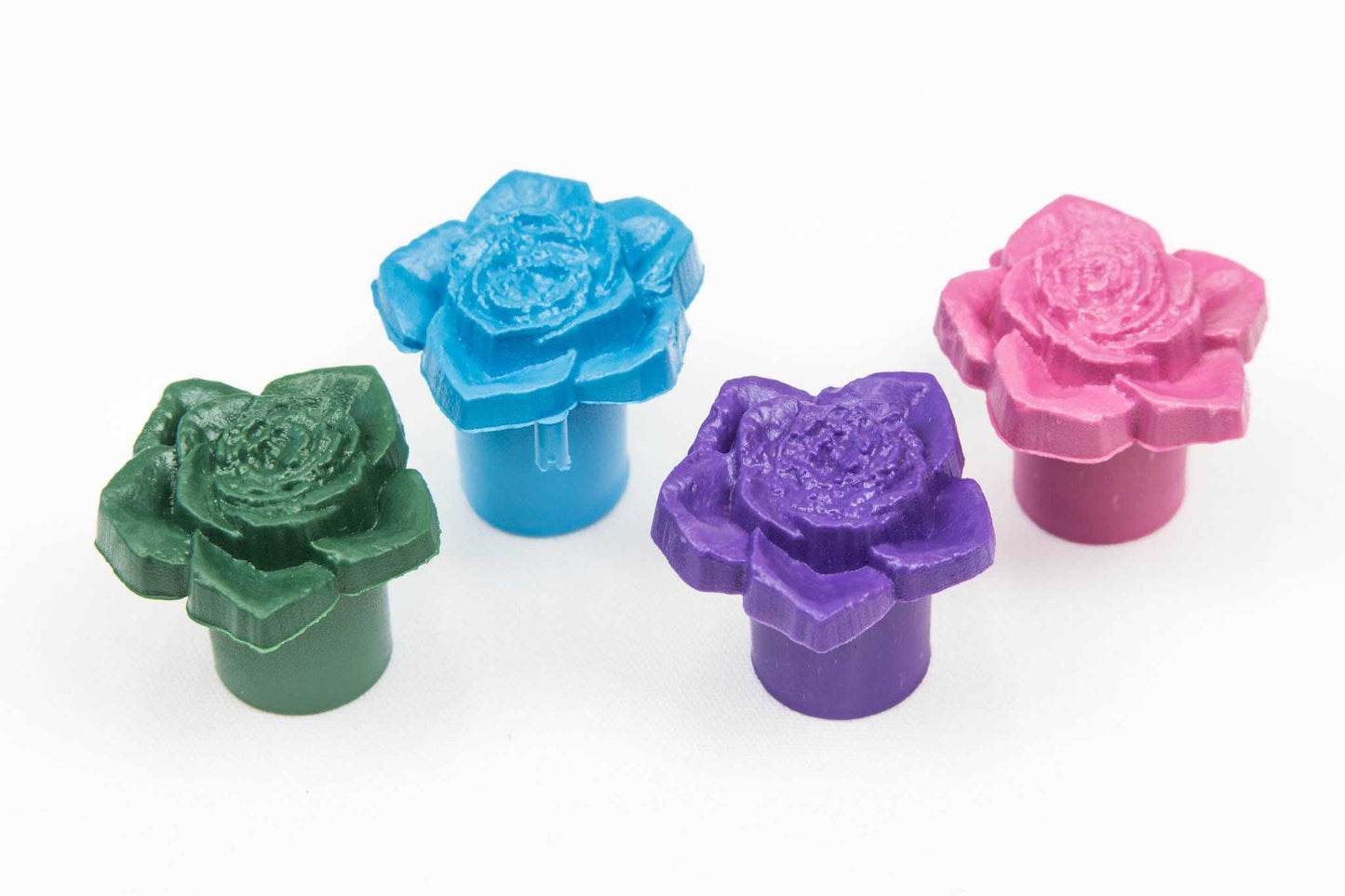 Etree Flower Cane Caps (8pcs) Mixed Colours Gardening Accessories